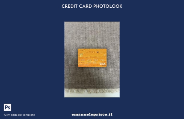modello frontale photolook con carta elettronica visto Senegal Banque Atlantique